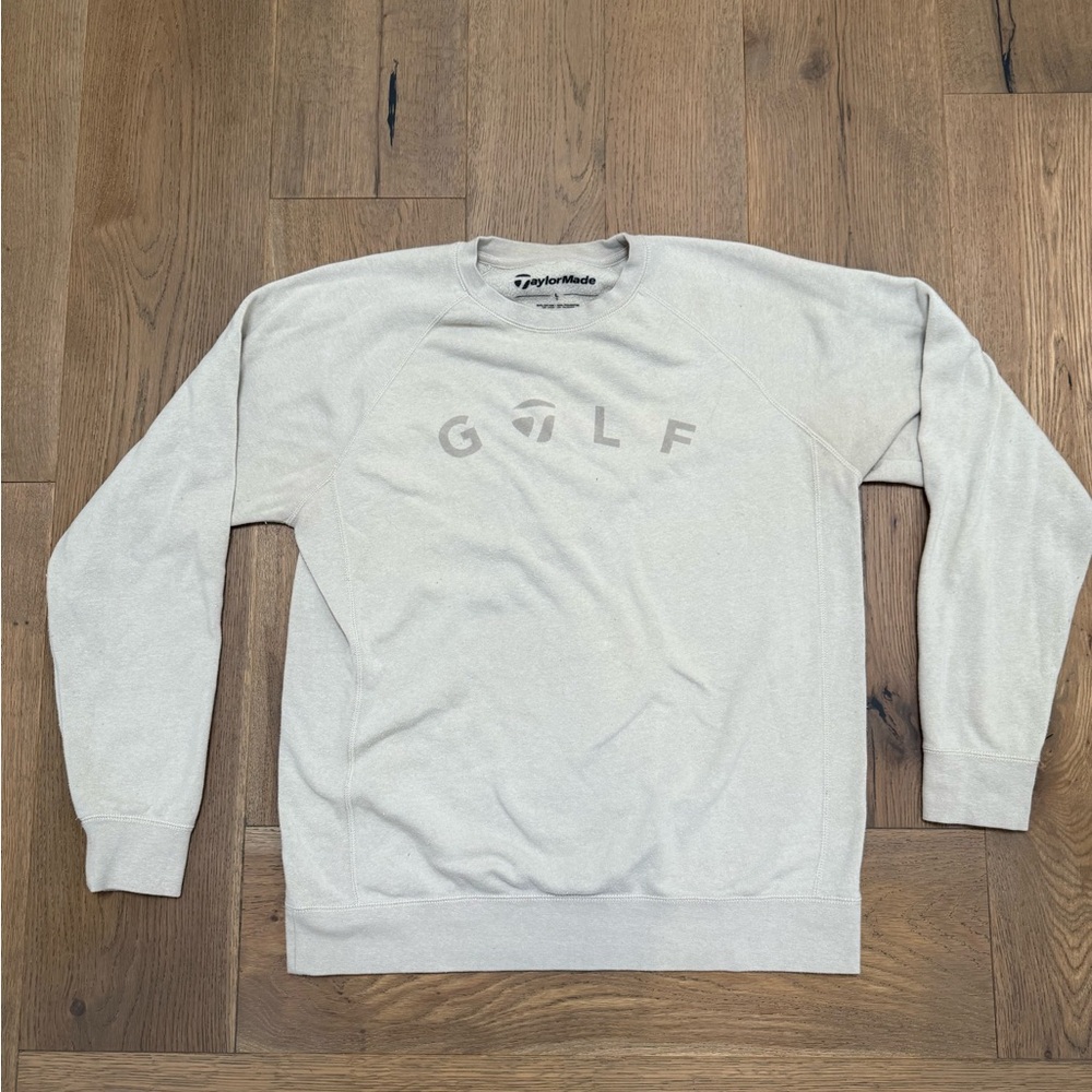 TaylorMade Men’s Golf Crewneck Stone Heather Large